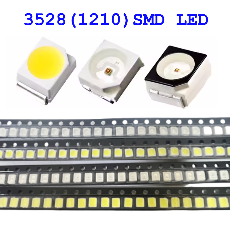 Orange Lighting Decor - 100pcs/2000pcs/Lot 3528 1210 Diode SMD LED
