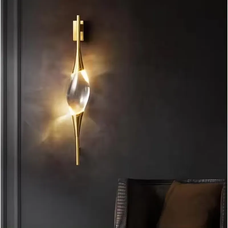 New Design Modern Full Copper  - Led Lighting Wall Decor 评论和价格