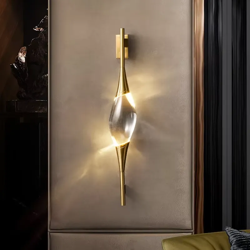 New Design Modern Full Copper  - Led Lighting Wall Decor 评论和价格