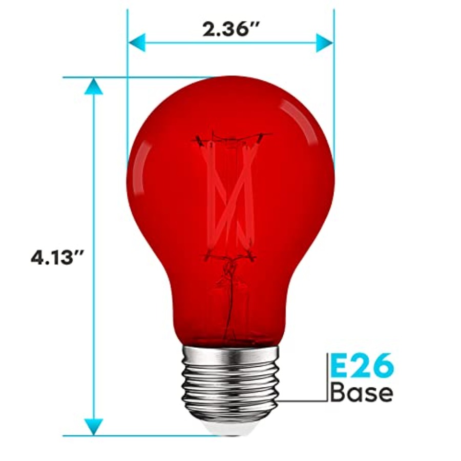 A19 Edison LED Light Bulbs, 4. - Lighting Decor Outdoor 评论和价格