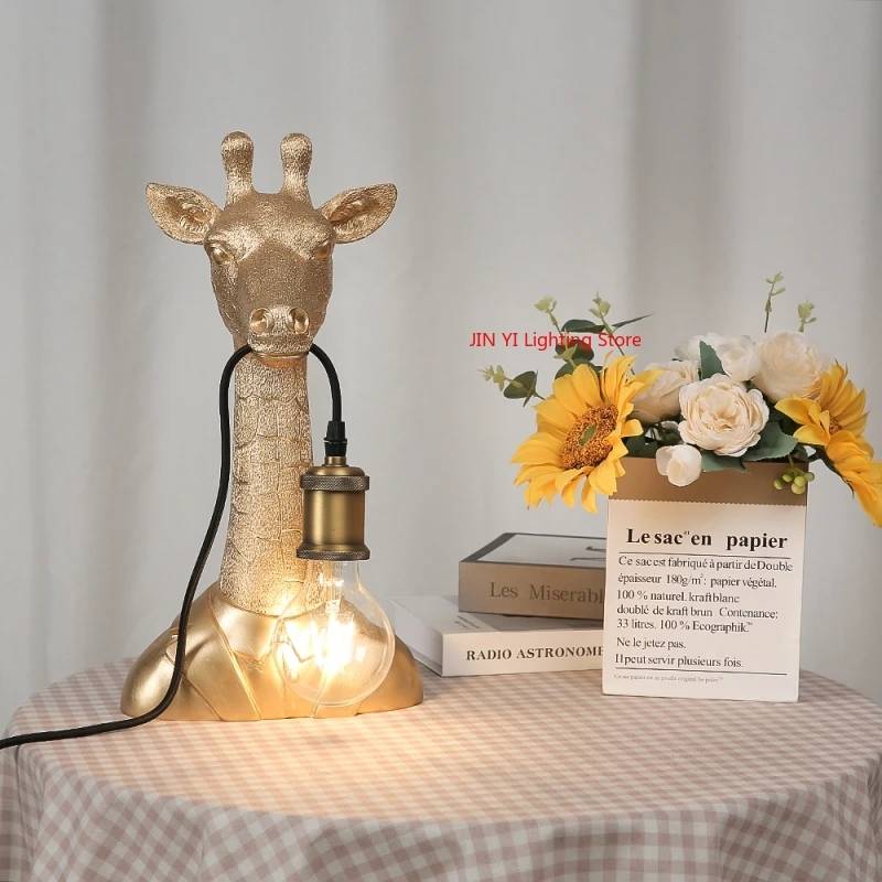 Golden Hot Sales Resin Giraffe - Decor Lighting Sales 评论和价格