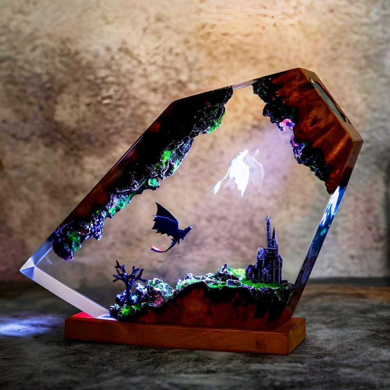 Creative Resin Night Light Bed - Decor Lighting Sales 评论和价格