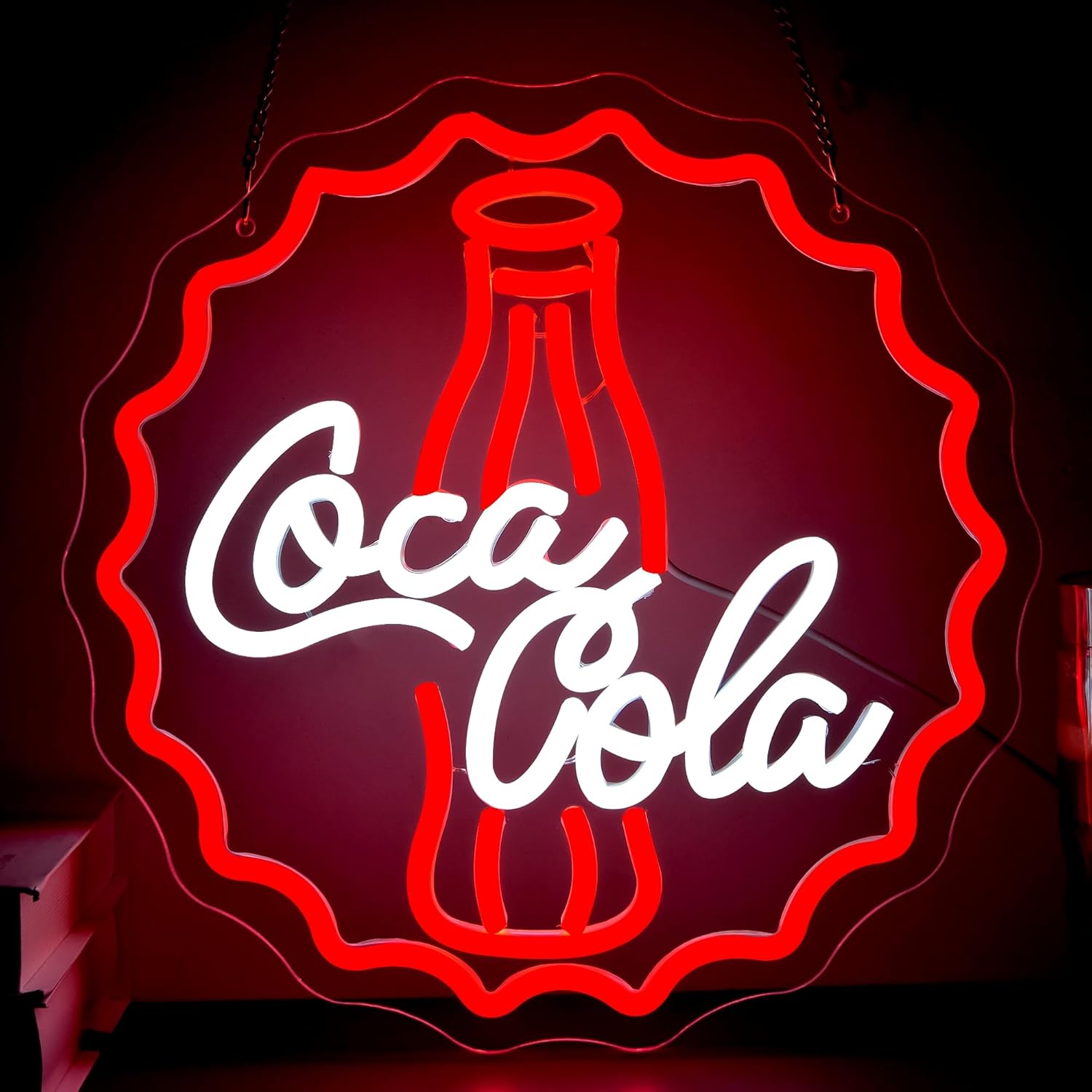 Cola Neon Sign Art Wall Light  - Led Lighting Wall Decor 评论和价格