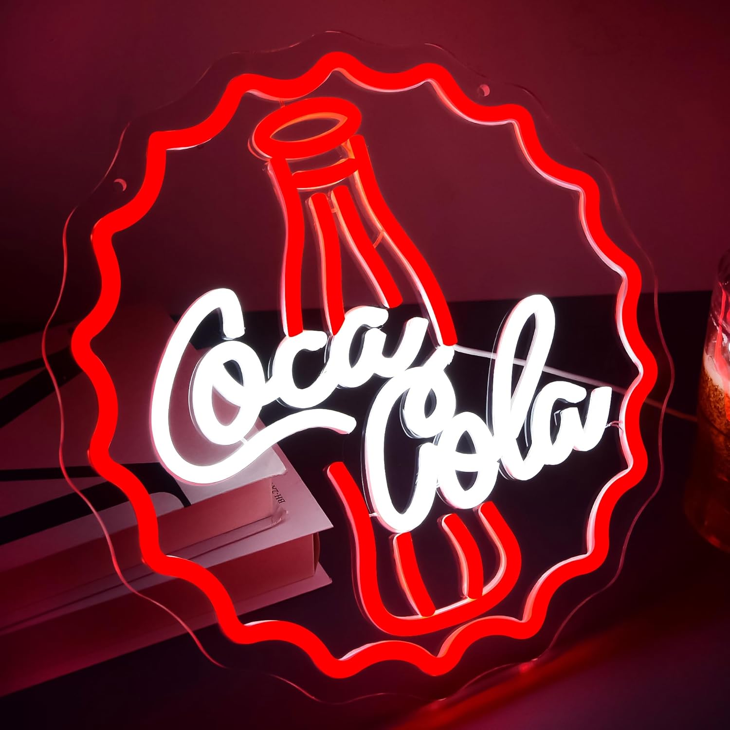 Cola Neon Sign Art Wall Light  - Led Lighting Wall Decor 评论和价格