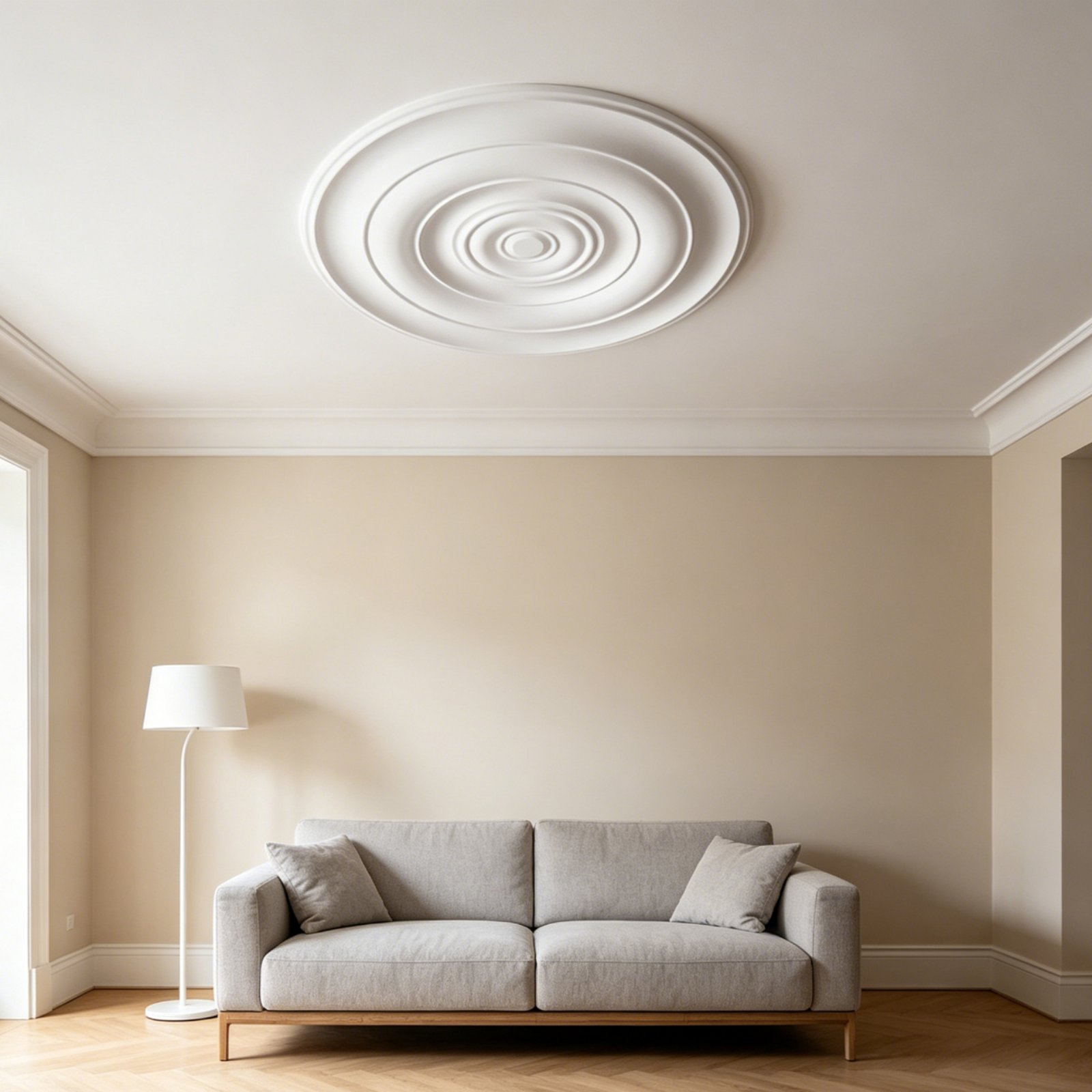 Round Ceiling Medallion Europe - Lighting Decorative 评论和价格