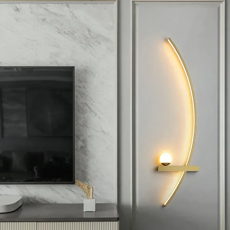 Nordic LED Wall Lamp Stripes W - Home Decor Lighting Manufacturer 评论和价格