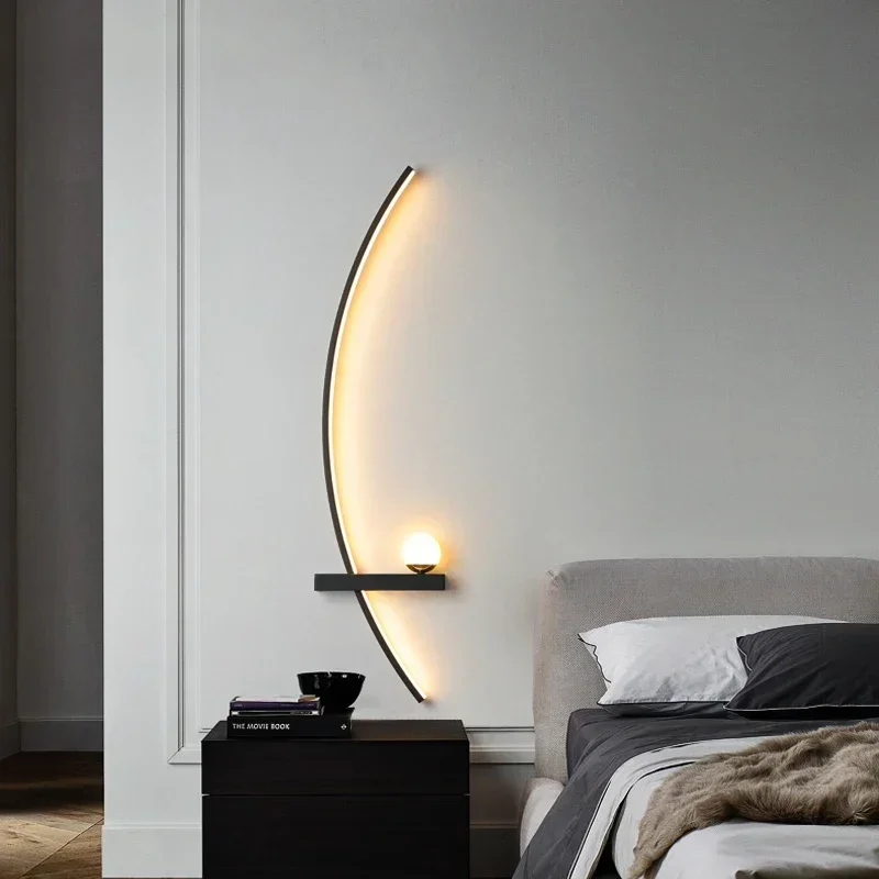 Nordic LED Wall Lamp Stripes W - Home Decor Lighting Manufacturer 评论和价格