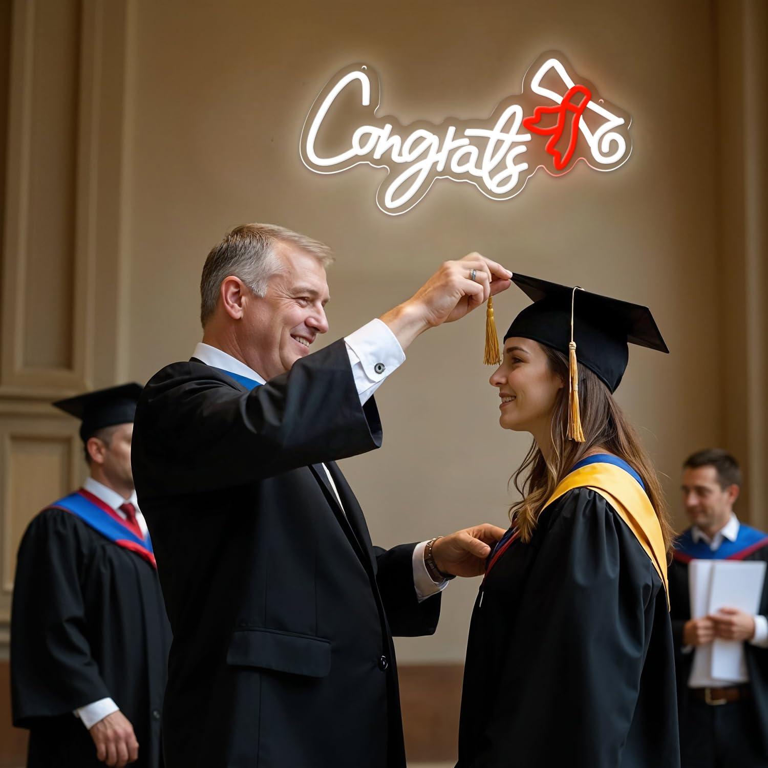 Congrats Graduation Neon Sign  - Led Lighting Wall Decor 评论和价格
