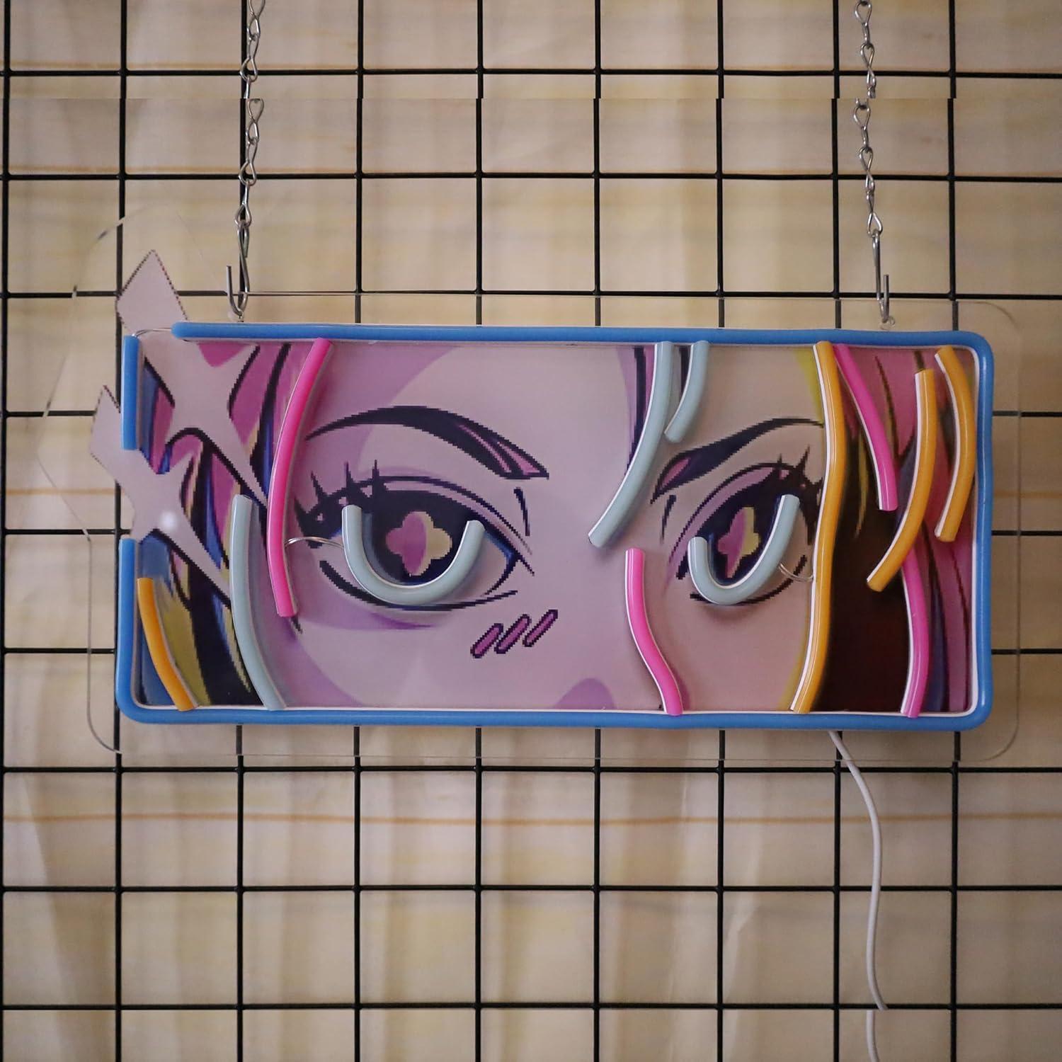 Passionate Eyes Neon Sign USB  - Led Lighting Wall Decor 评论和价格