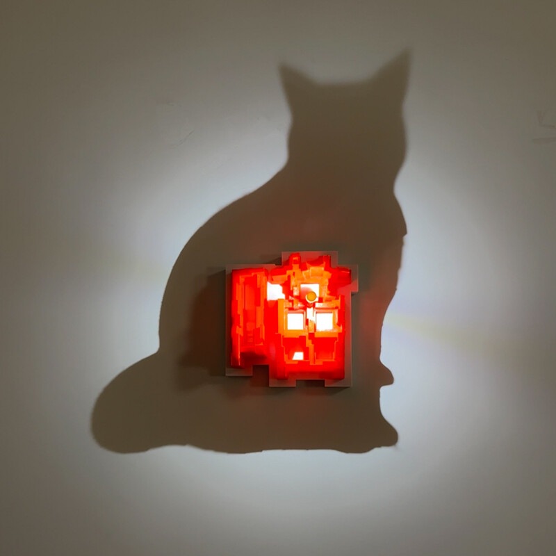 Dropshipping 3D Light Shadow N - Led Lighting Wall Decor 评论和价格