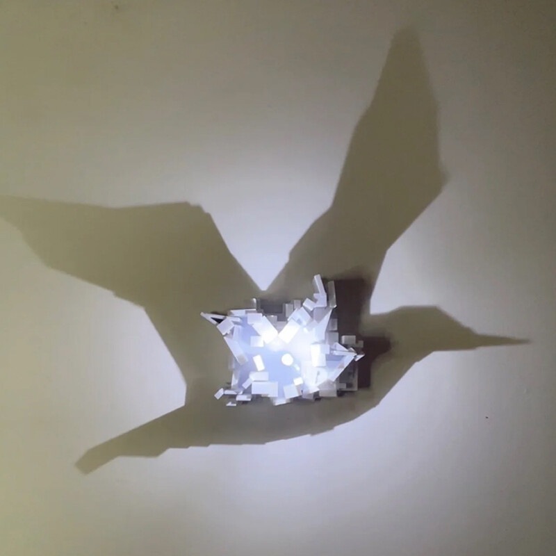 Dropshipping 3D Light Shadow N - Led Lighting Wall Decor 评论和价格