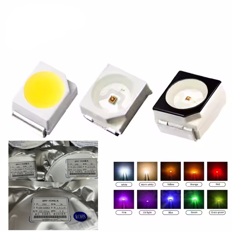 100pcs/2000pcs/Lot 3528 1210 D - Orange Lighting Decor 评论和价格