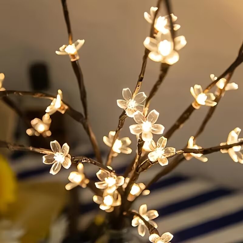 1/2PC 20LED Cherry Blossom Tre - Lighting Decor Outdoor 评论和价格