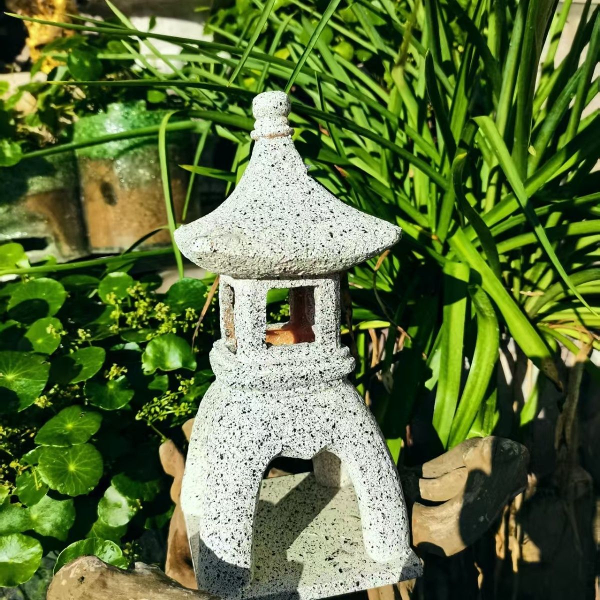 Pagoda Solar Decor Garden Ligh - Japanese Lighting Decor 评论和价格